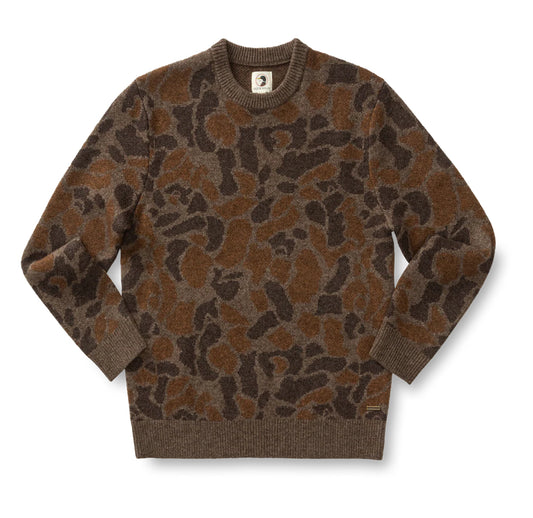 Duck Head Toasted Khaki Camo Sweater