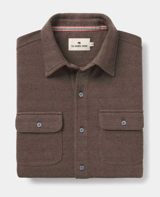 The Normal Brand Textured Knit Shirt in Java