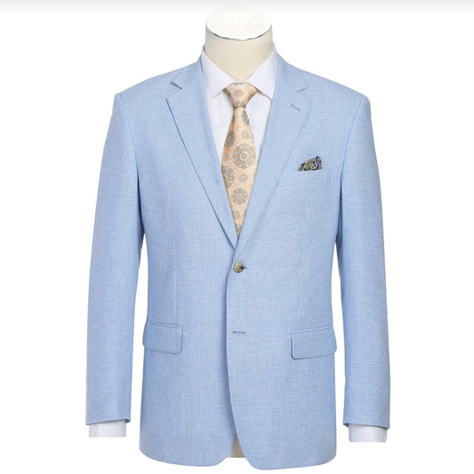 ALESSANDRO VITELLO CLASSIC FIT SPORTS JACKET LIGHT BLUE