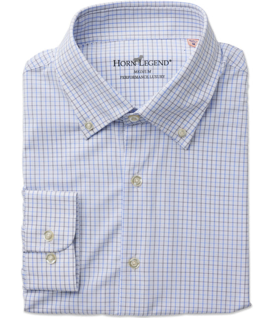 Horn Legend Performance Luxury Shirt White/Navy