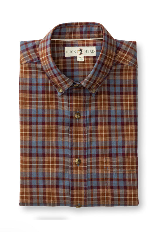 Duck Head Saddle Brown Flannel