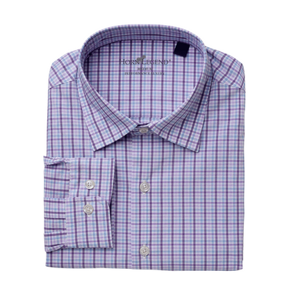 Horn Legend Rockport Spread Collar Hidden Button Performance Sport Shirt