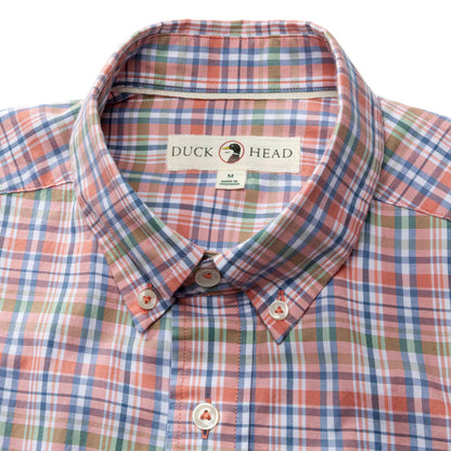 DUCK HEAD COTTON TWILL SPORT SHIRT - PRATT PLAID