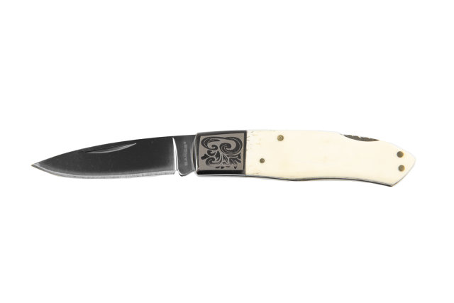 SARGE KNIVES BOVINE WHITE BONE FOLDER