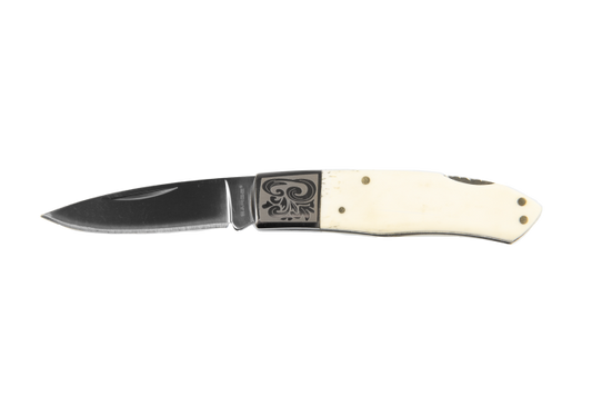 SARGE KNIVES BOVINE WHITE BONE FOLDER