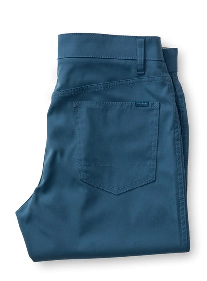 Duck Head Long Drive Performance Five-Pocket Pants Midnight Blue
