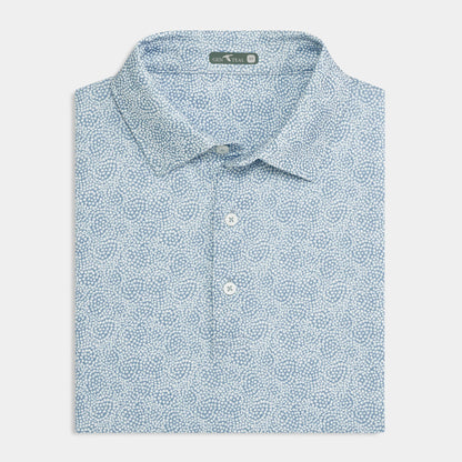 Genteal Performance Polo Stone Blue Dahlia
