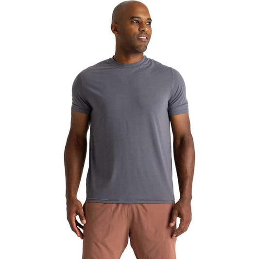 Free Fly Elevate Lightweight Tee Smoke