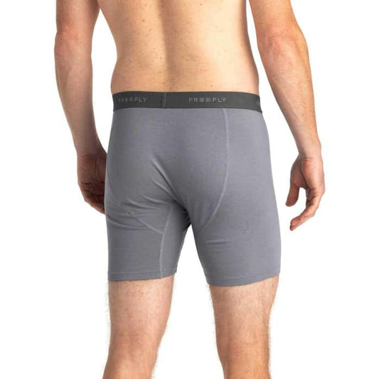 Free Fly Bamboo Motion Boxer Brief Slate