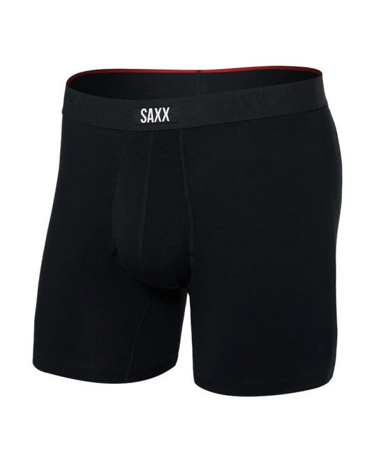 SAXX Vibe Xtra Stop Drop Boxer Brief Black