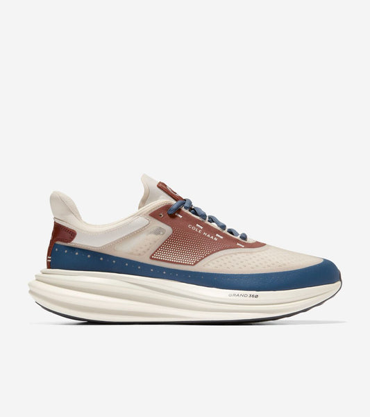 Cole Haan OG Quadstar Run Sneaker Ancient Scroll-Scotch-Ivory