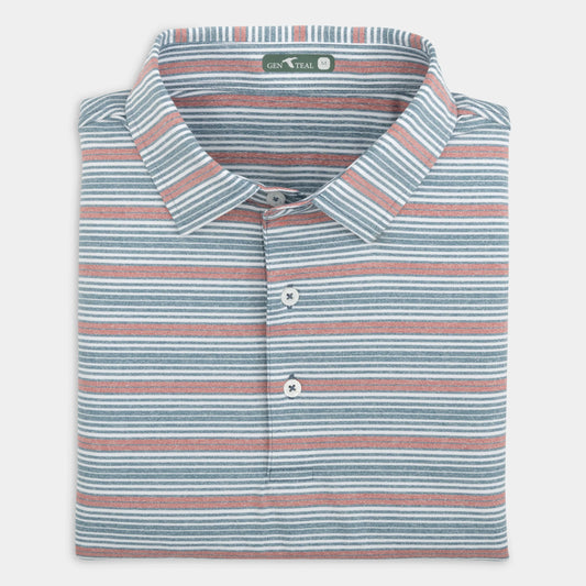 Genteal Walker Performance Polo Redwood