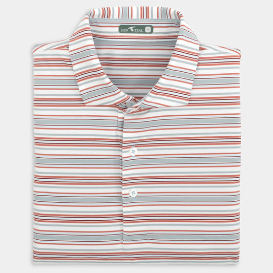 Genteal Kingsbury Performance Polo Rose