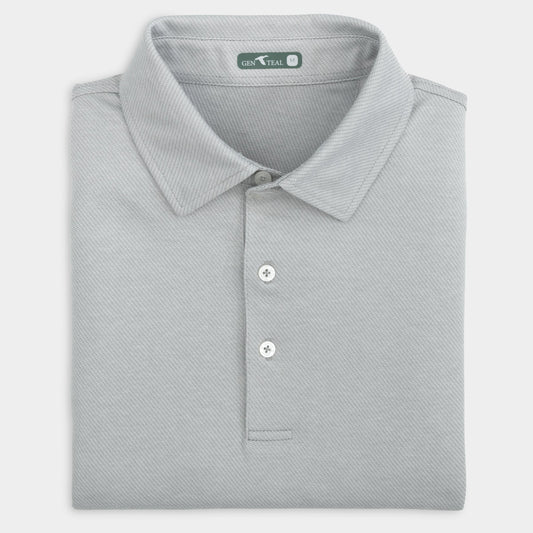 Genteal Scales Textured Polo Silverback