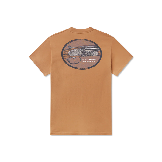 Southern Marsh Heritage Engraved Tee Camel