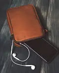 Sarge TESORO | Valuables Leather Zipper Pouch