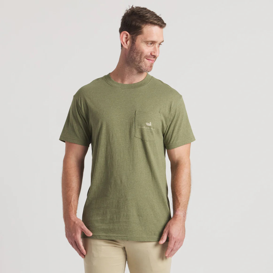 Southern Marsh Classic Pointer Tee Washed Dark Green