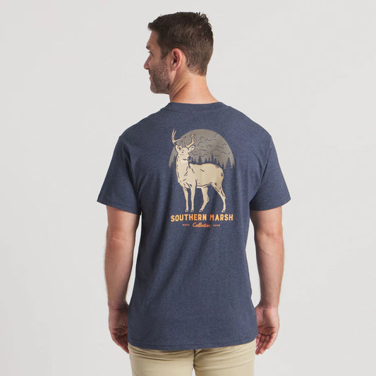 Southern Marsh Eight Point Tee Wahed Lunar Navy