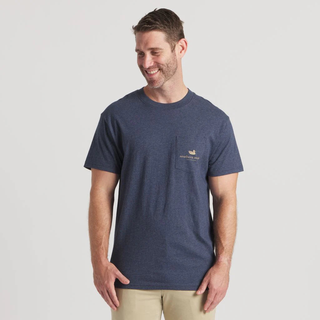Southern Marsh Eight Point Tee Wahed Lunar Navy