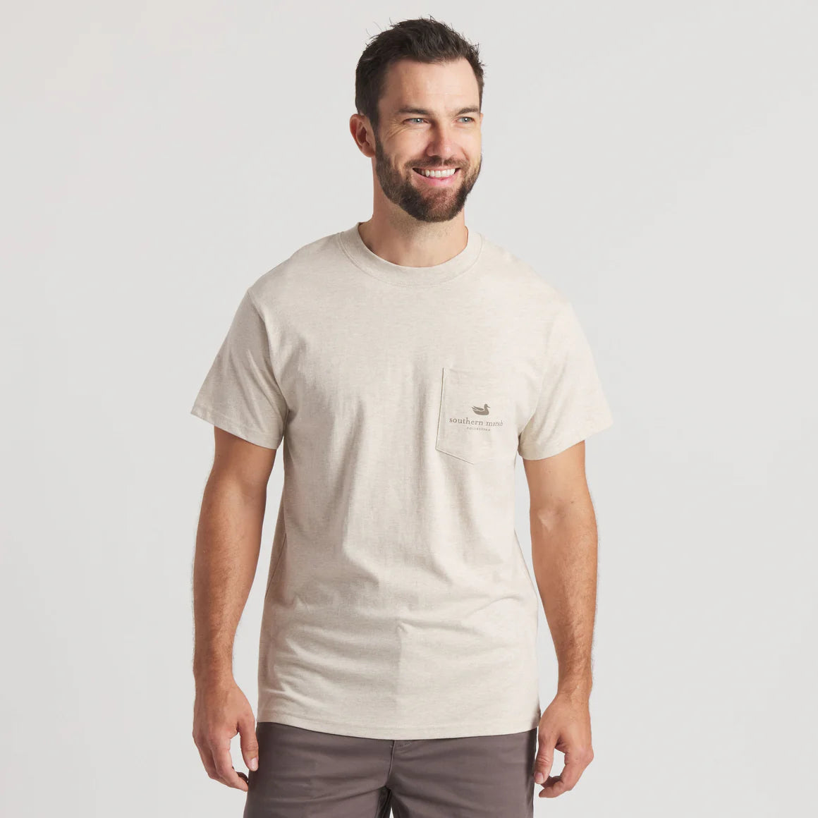 Southern Marsh Vintage Duck Decoy Tee Washed Oatmeal