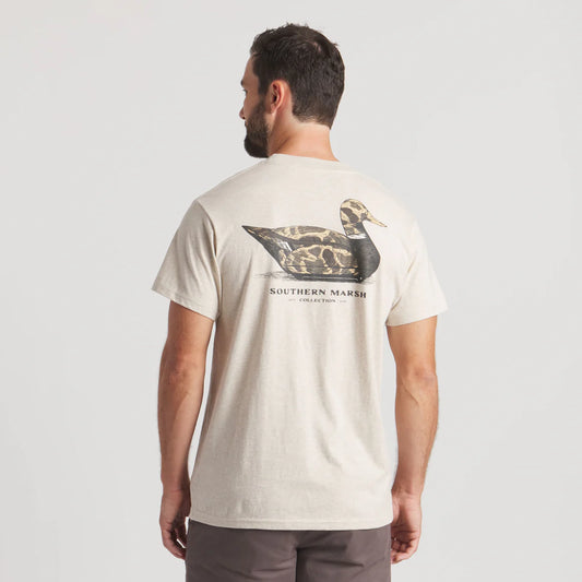 Southern Marsh Vintage Duck Decoy Tee Washed Oatmeal