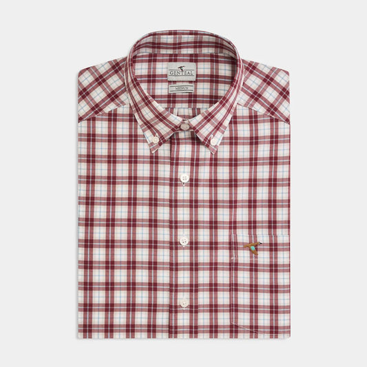 Genteal Hansen Performance Sport Shirt Garnet