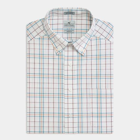 Genteal Chamberlin Cotton Sport Shirt Firecracker