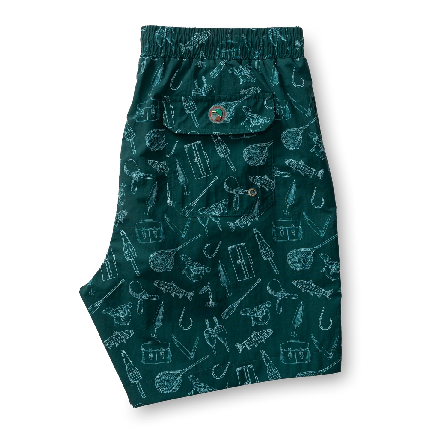 DUCK HEAD 6IN PRINT SAILPORT SWIM SHORT