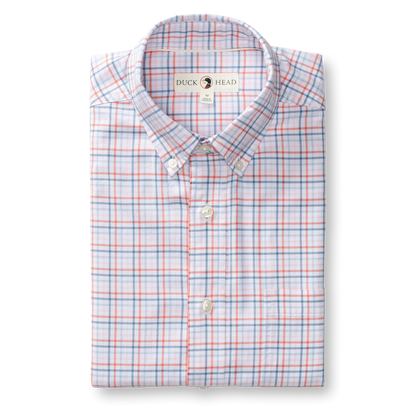 DUCK HEAD COTTON OXFORD SPORT SHIRT - COOKE PLAID