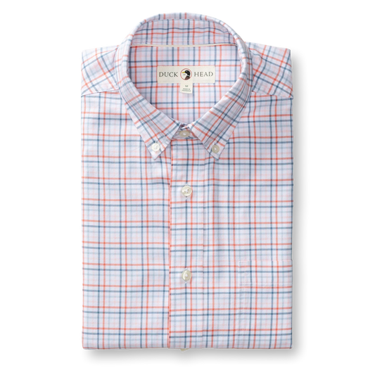 DUCK HEAD COTTON OXFORD SPORT SHIRT - COOKE PLAID