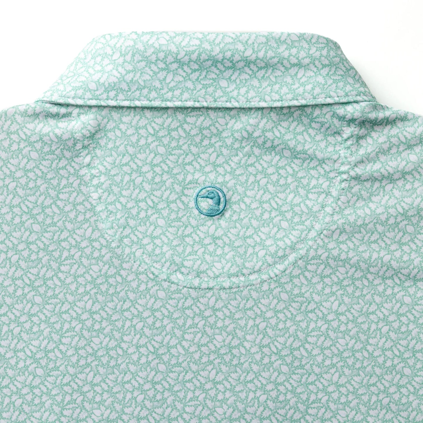DUCK HEAD LONG DRIVE PERFORMANCE POLO - BAY FLORAL
