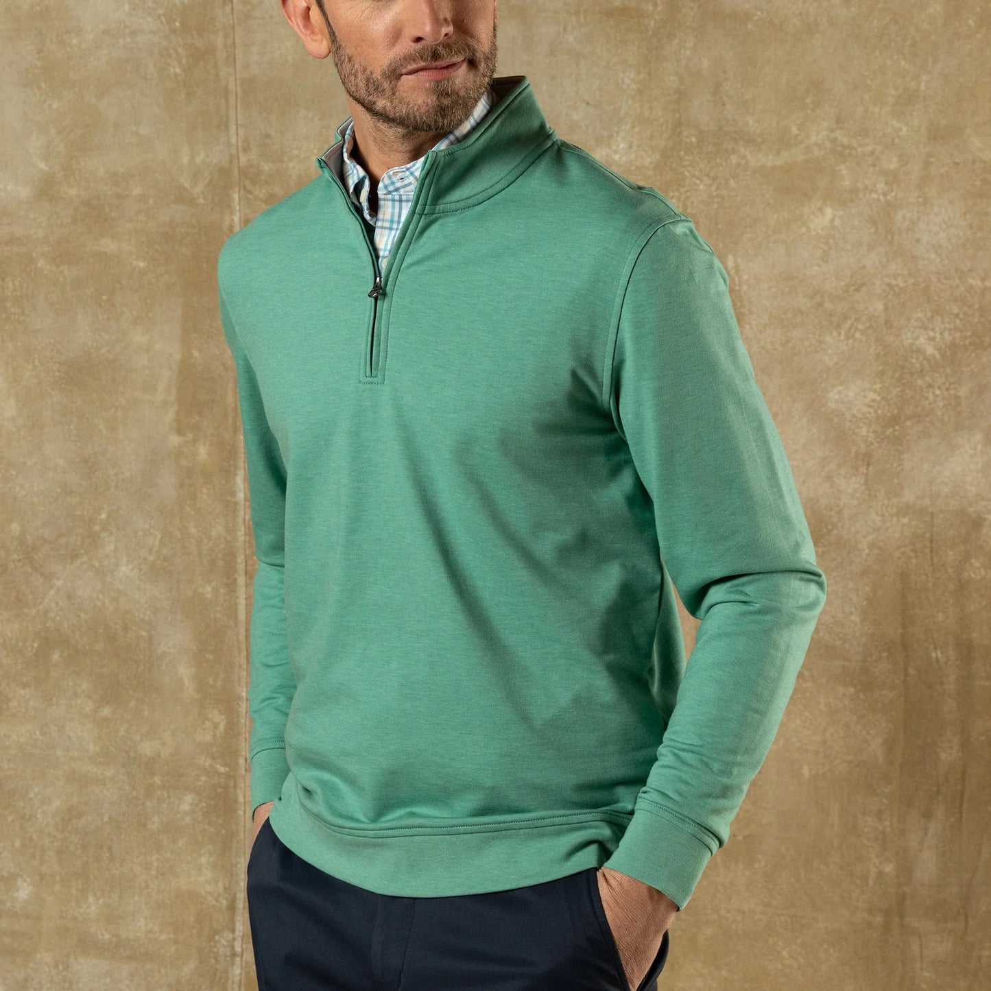DUCK HEAD DUNMORE PERFORMANCE 1/4 ZIP PULLOVER