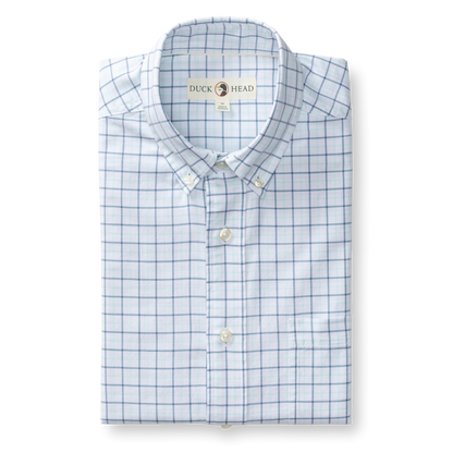 DUCK HEAD COTTON OXFORD SPORT SHIRT - KLINE PLAID