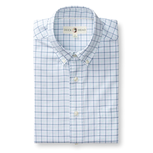 DUCK HEAD COTTON OXFORD SPORT SHIRT - KLINE PLAID