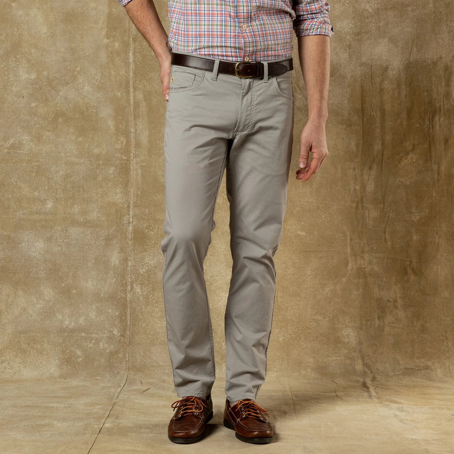 DUCK HEAD SHORELINE FIVE-POCKET PANT DOVE GREY