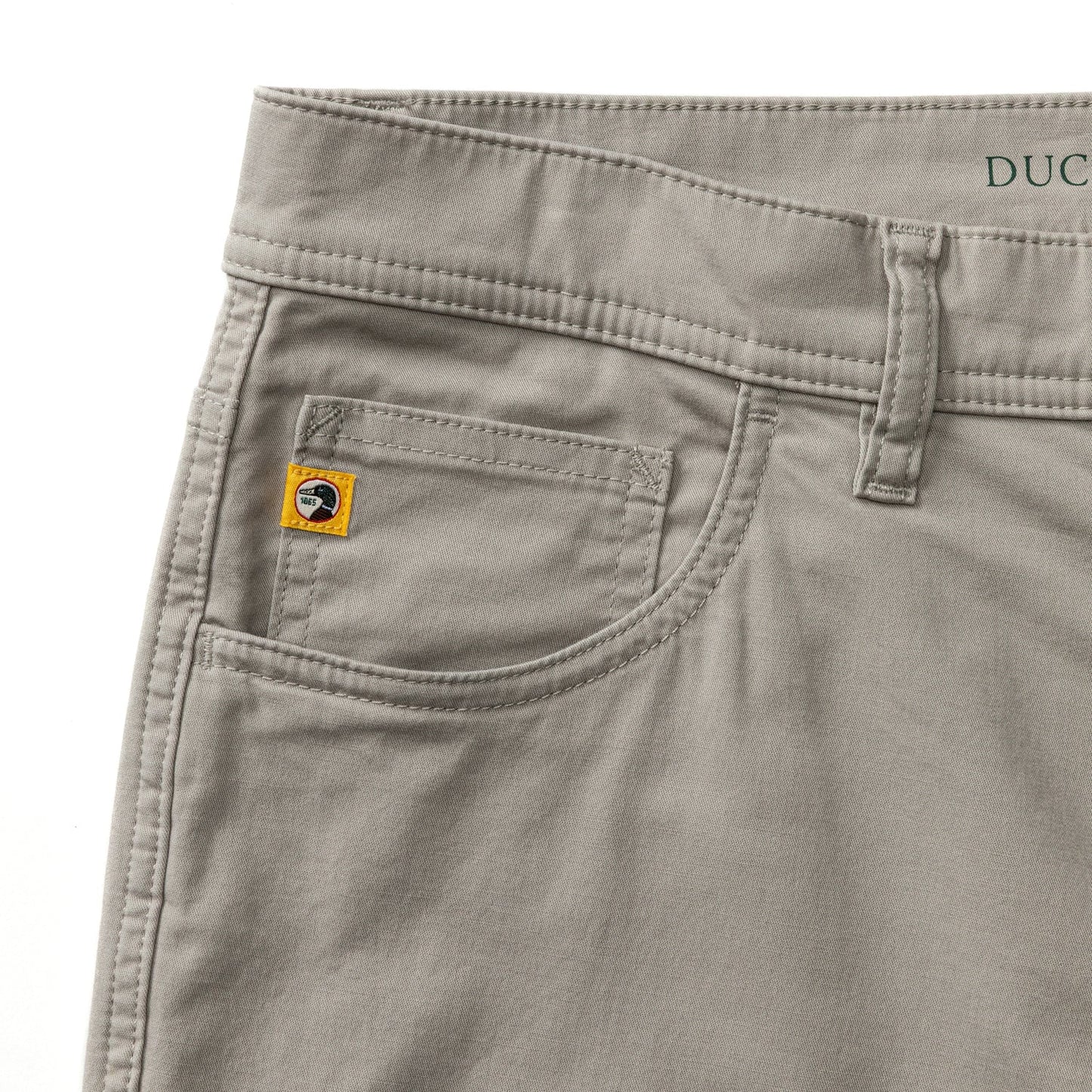 DUCK HEAD SHORELINE FIVE-POCKET PANT DOVE GREY