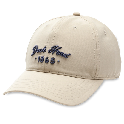 DUCK HEAD 1865 EMBROIDERY PERFORMANCE HAT KHAKI