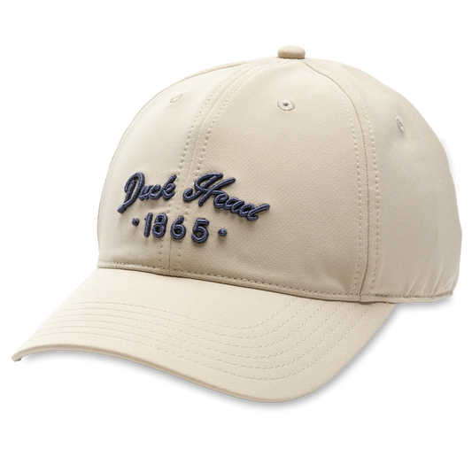 DUCK HEAD 1865 EMBROIDERY PERFORMANCE HAT KHAKI