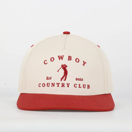 Cowboy Country TWO TONE GOLFER HAT