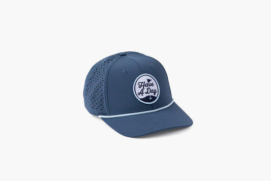 Breezy Golf Have A Day Perforated Patch Hat Blue