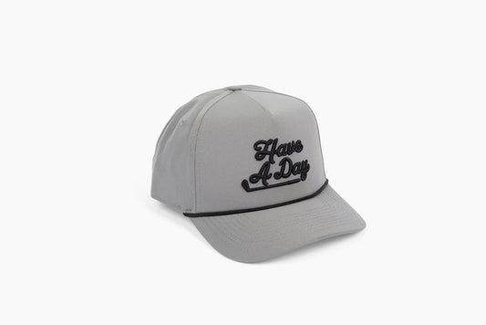 Breezy Golf Have a Day Gray Rope Hat