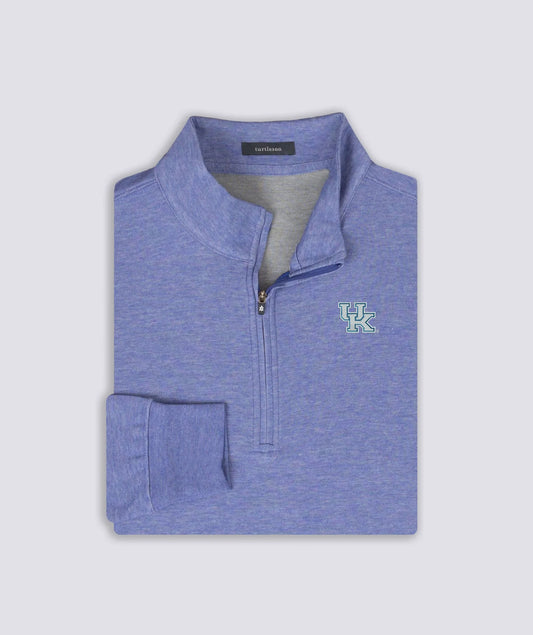 Turtleson Wallace Quarter-Zip Pullover - University of Kentucky-Marine Blue