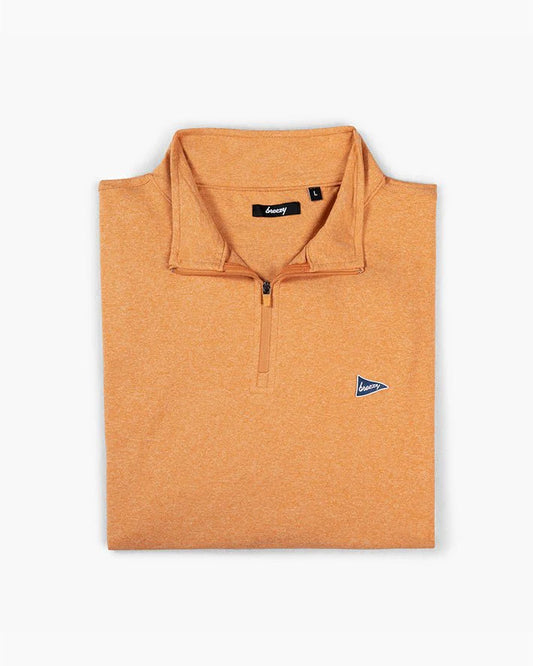 Breezy The Gimme Quarter-Zip Horizon Orange
