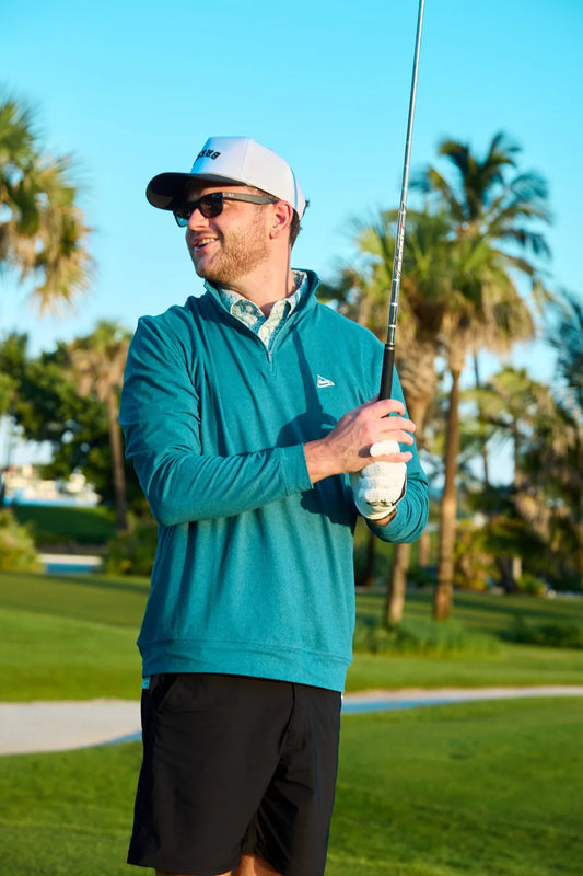 Breezy The Gimme Quarter-Zip Horizon Forest