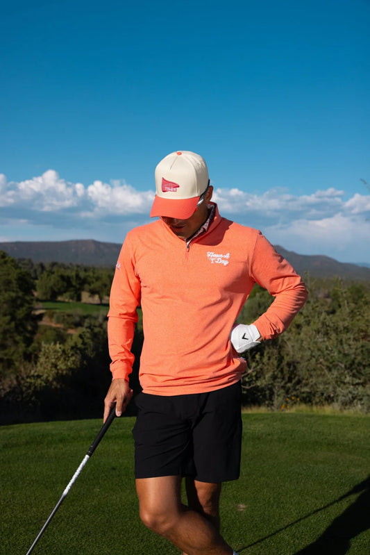 Breezy The Gimme Quarter-Zip Horizon Punch