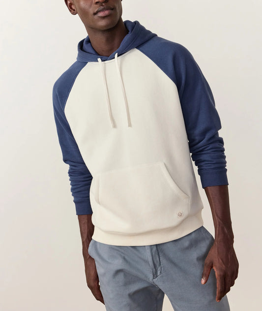 Marine Layer Cloud 9 Fleece Hoodie Navy/Cream