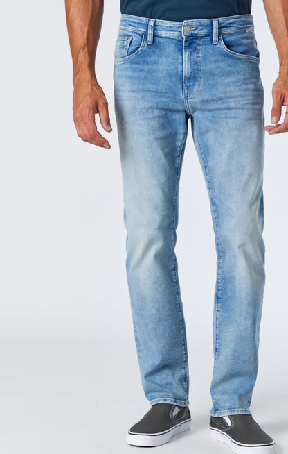 Zach Straight Leg Feather Blue Light Foggy Jeans