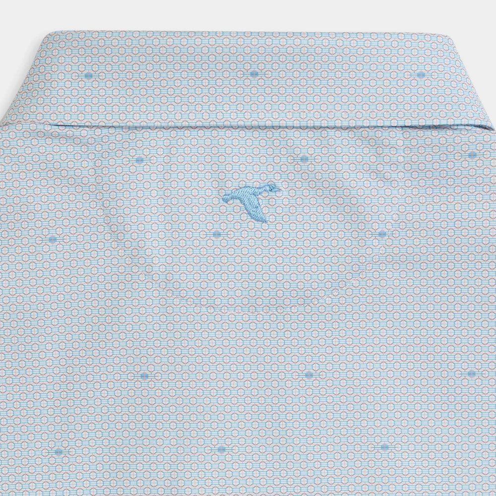 Genteal Grindline Printed Performance Polo Sunrise