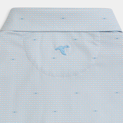Genteal Grindline Printed Performance Polo Sunrise