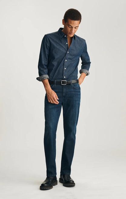 Mavi Zach Straight Leg Super Move All Blue Jeans